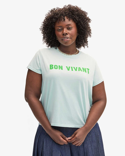 Classic Tee Bon Vivant- Sky Blue