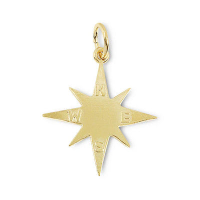 Pink Necklace Cord with Star Compass