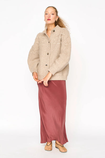 Cusco Shell Cardigan - Graham Cracker