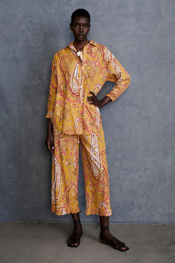 Paisley Printed Set - Marigold