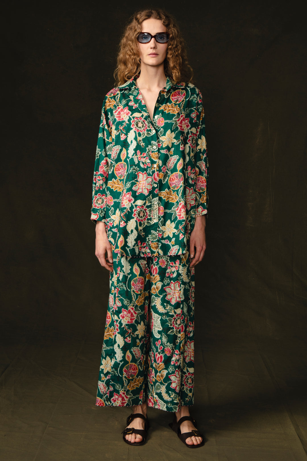 Pomegranate Printed Set - Forest