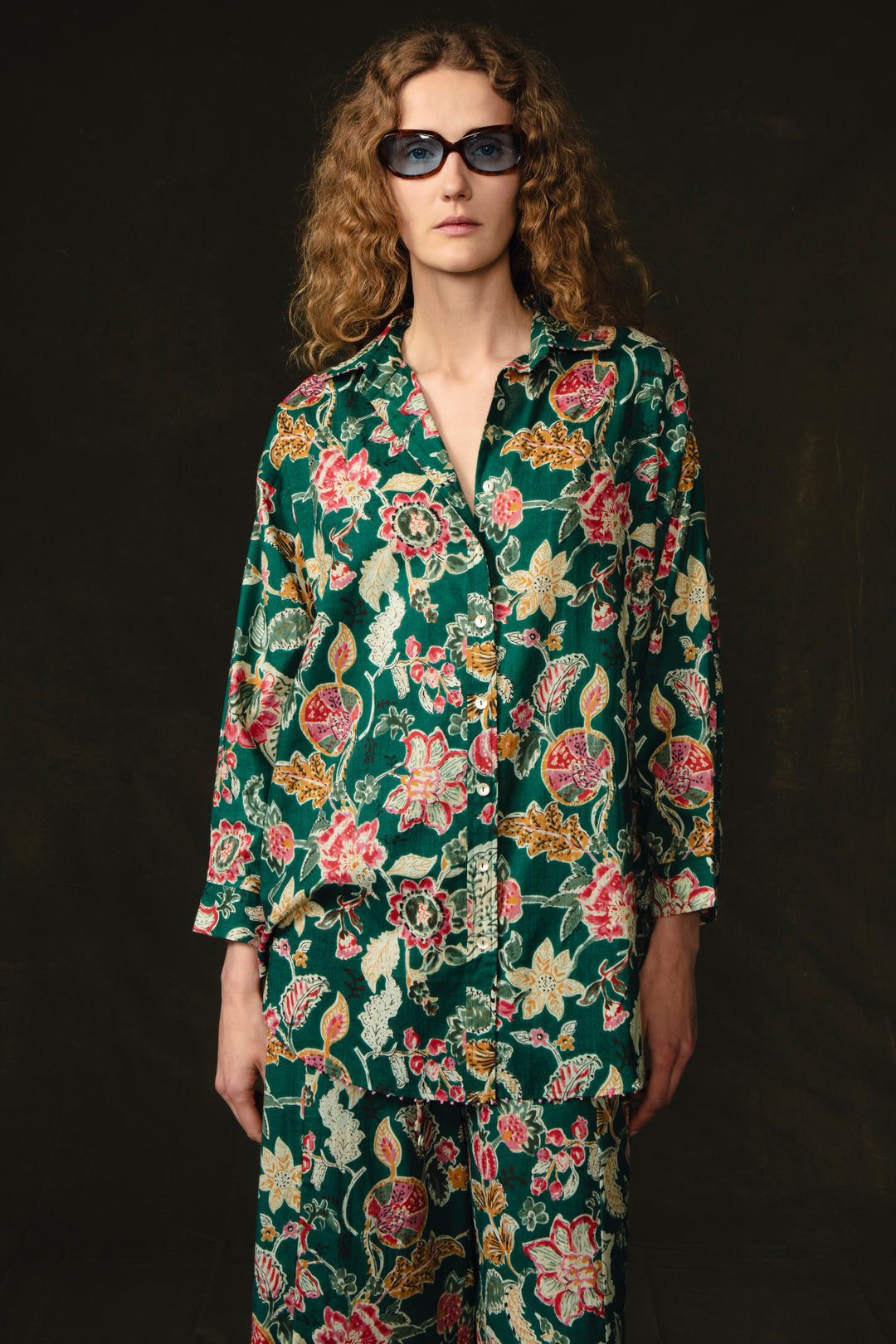 Pomegranate Printed Set - Forest