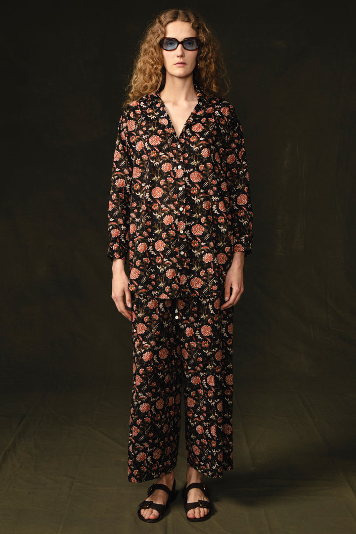 Chrysanthemum Printed Set - Ink