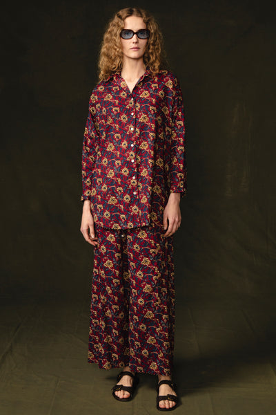 Wild Rose Printed Set - Scarlet