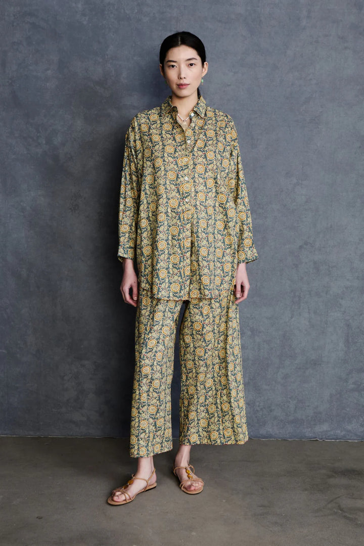 Sunflower Printed Set - Steel Blue