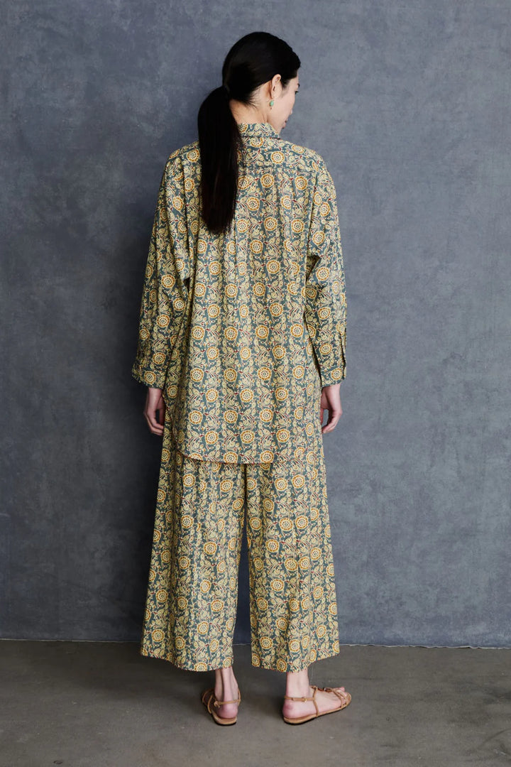 Sunflower Printed Set - Steel Blue