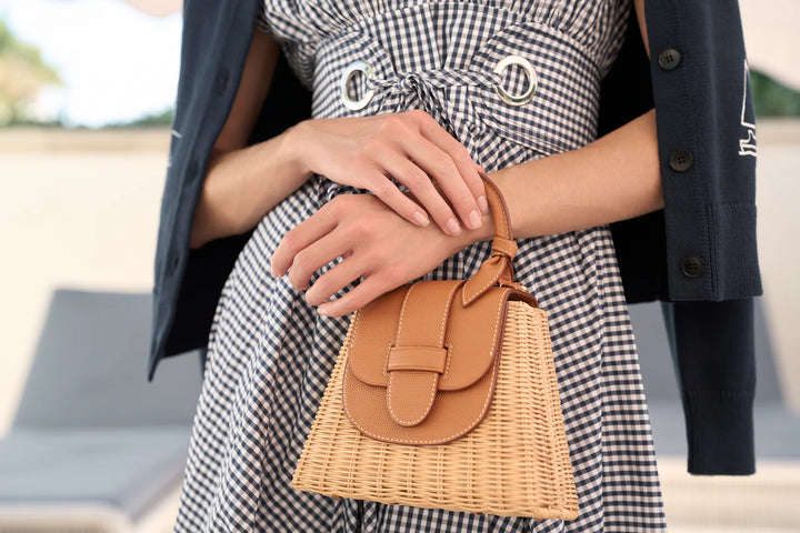 Petite Lady Bag Natural w/Strap