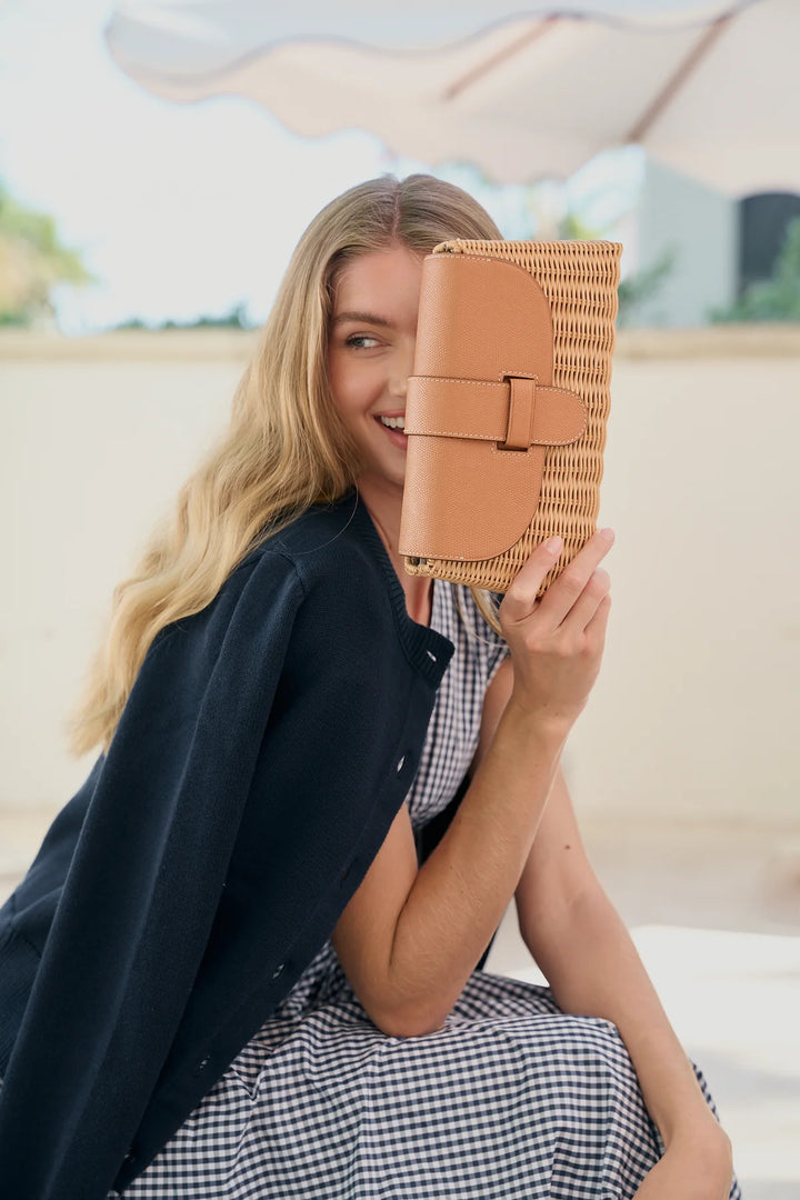 The Lady Clutch- Natural