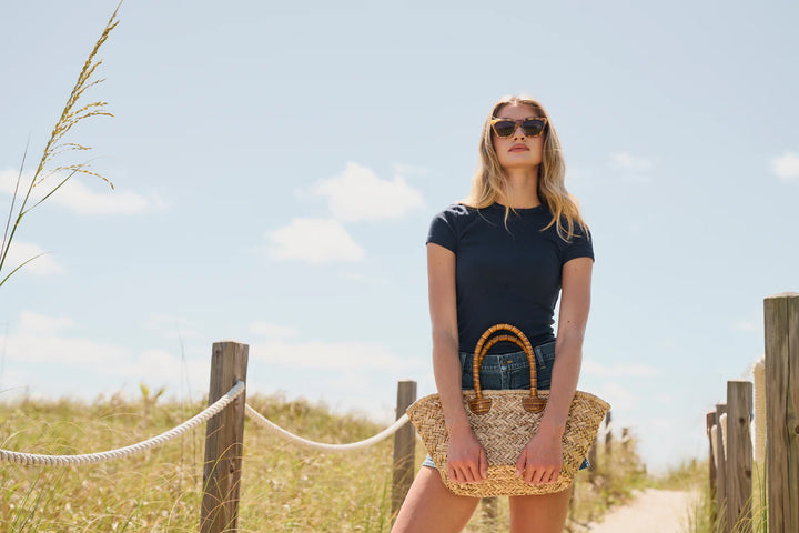 Beach and Town Tote Cognac