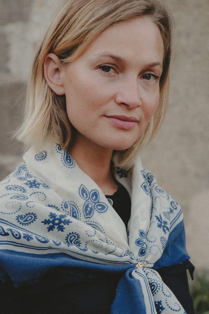 Bandana Scarf - Snowflake