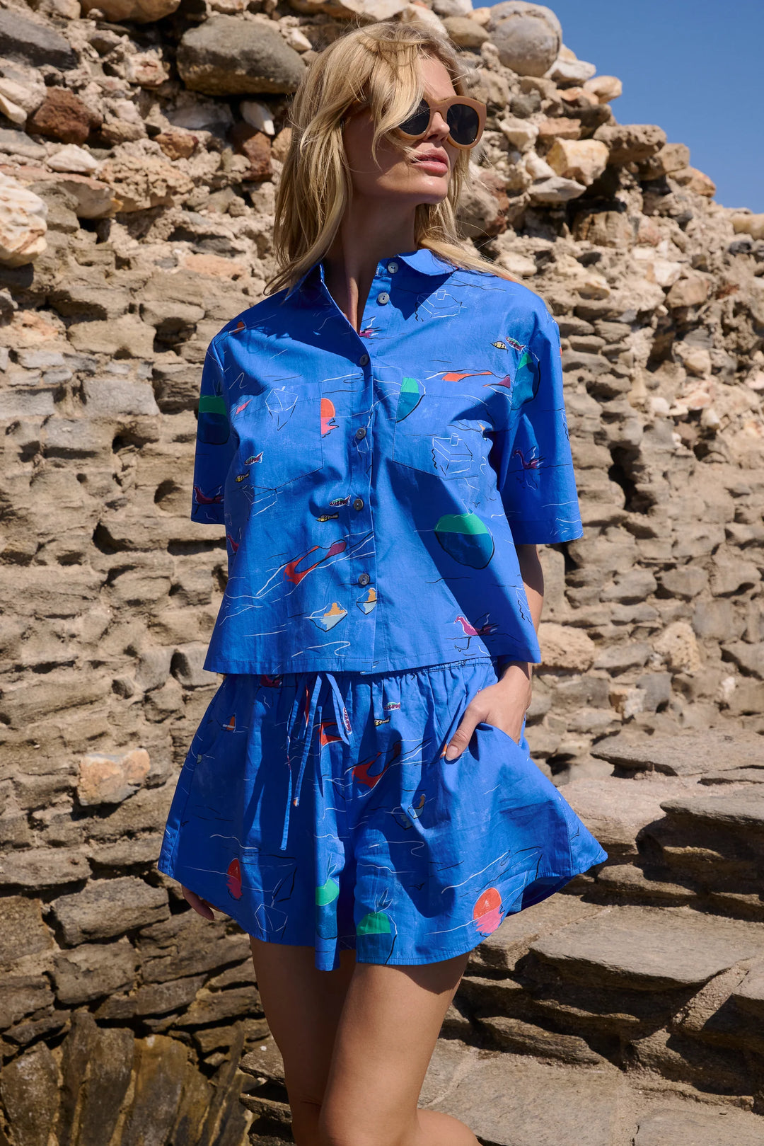 Parker Top - Dip Blue