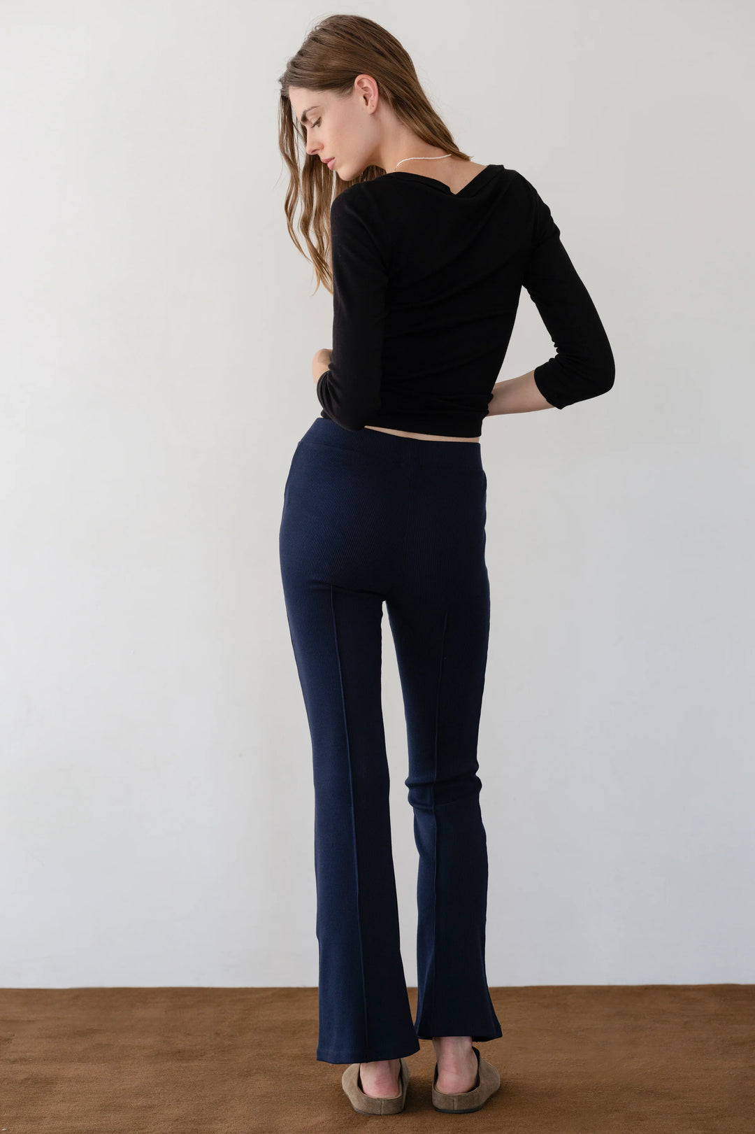 The Rib Kick Flare - Navy