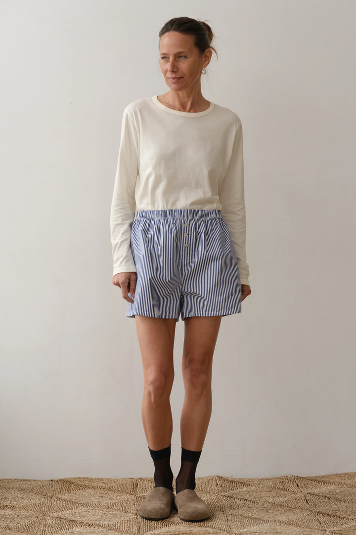 The Pop Boxer - Navy Stripe