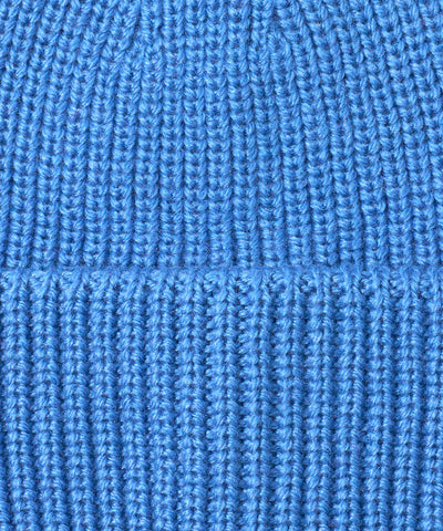 Perfect Ribbed Beanie - Mystic Blue