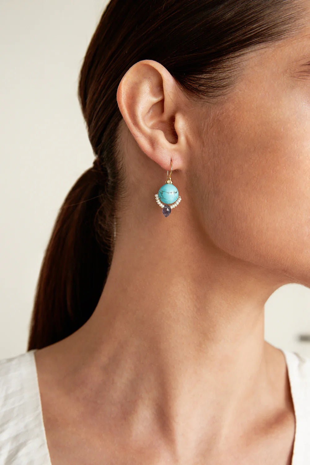 Neptune Earrings - Turquoise