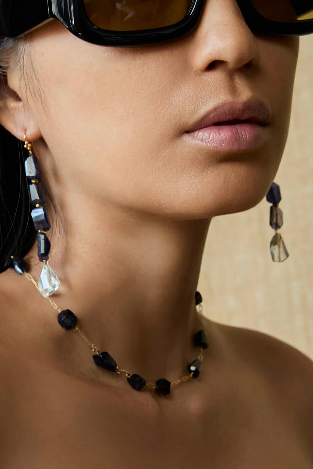 Maris Drop Earring - Iolite