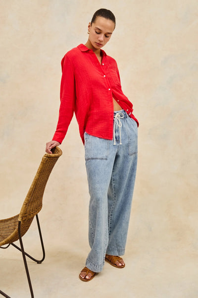Ellis Shirt - Cherry