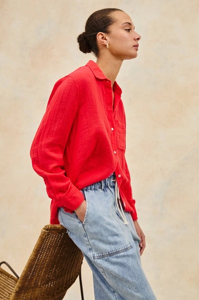 Ellis Shirt - Cherry