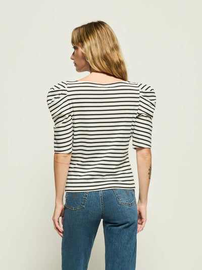 Emery Stripe Tee - Cross Walk Stripe