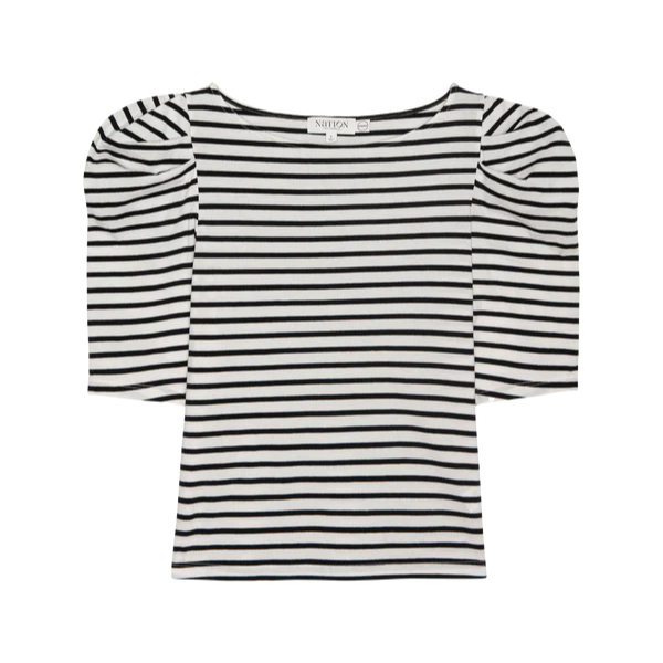 Emery Stripe Tee - Cross Walk Stripe