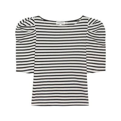 Emery Stripe Tee - Cross Walk Stripe