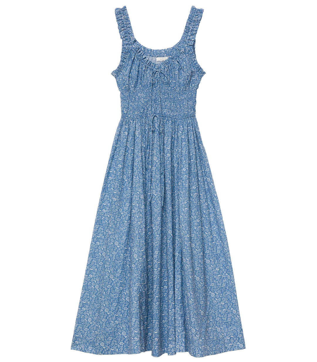 Emmaretta Dress - Blue Garden Bloom