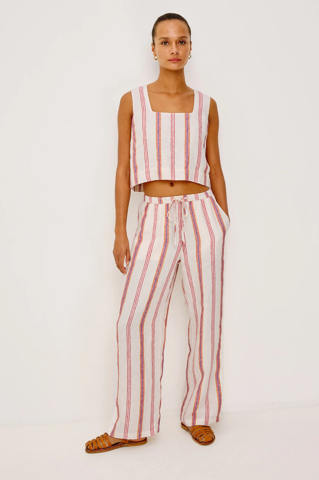 Emmie Pant - Primavera Stripe