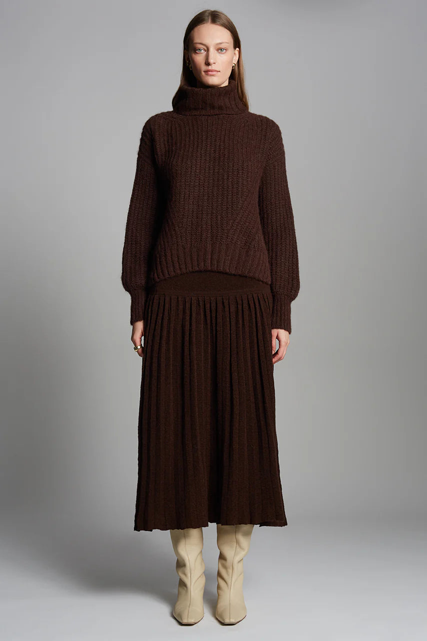 Lea Skirt - Cocoa