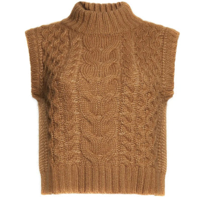Ada Sweater Tank - Camel