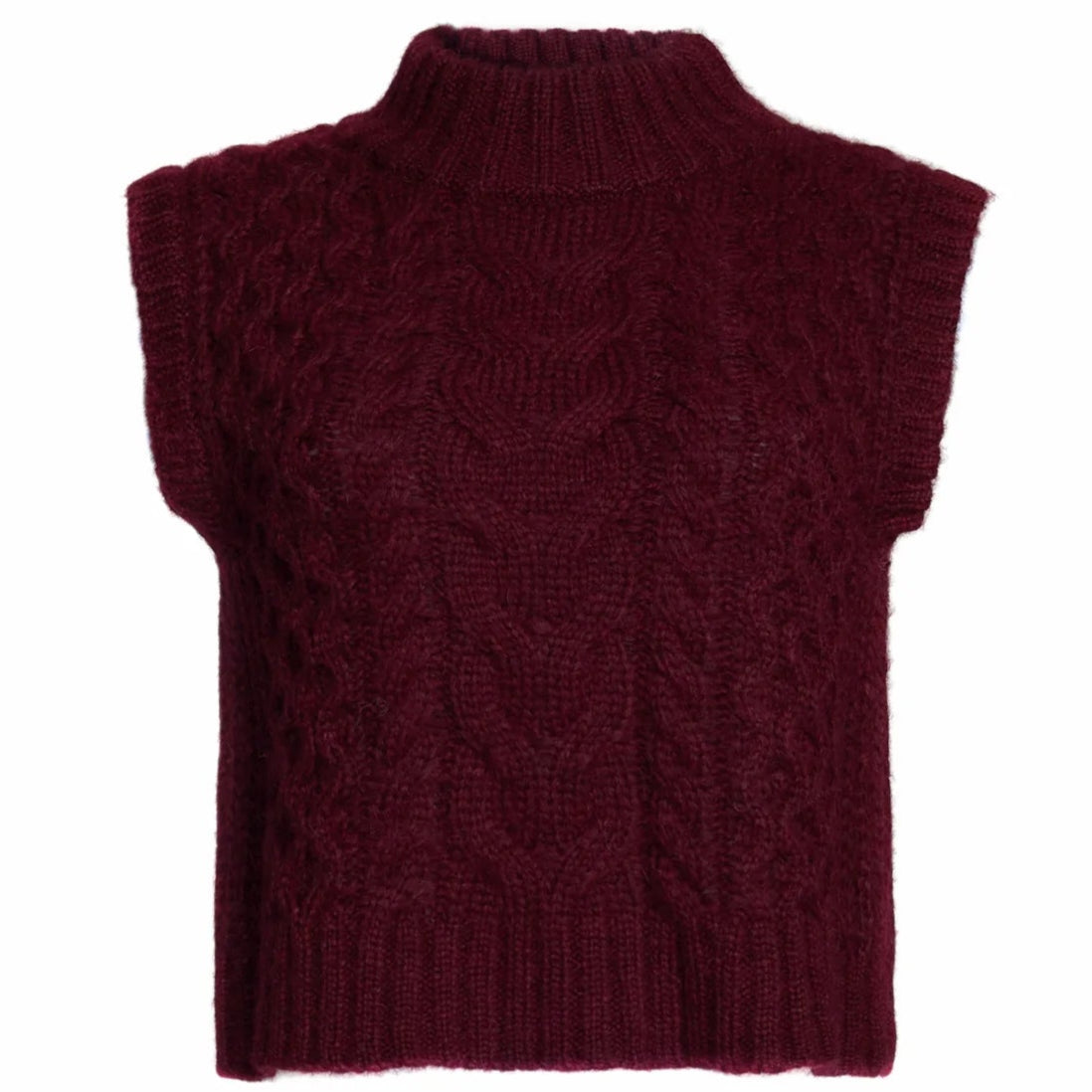 Ada Sweater Tank - Merlot