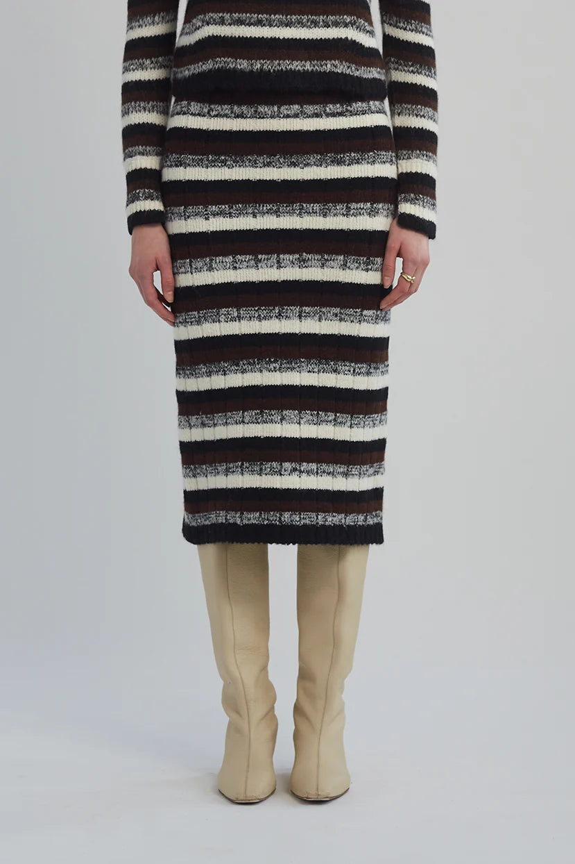 Pia Tube Skirt - Stripe