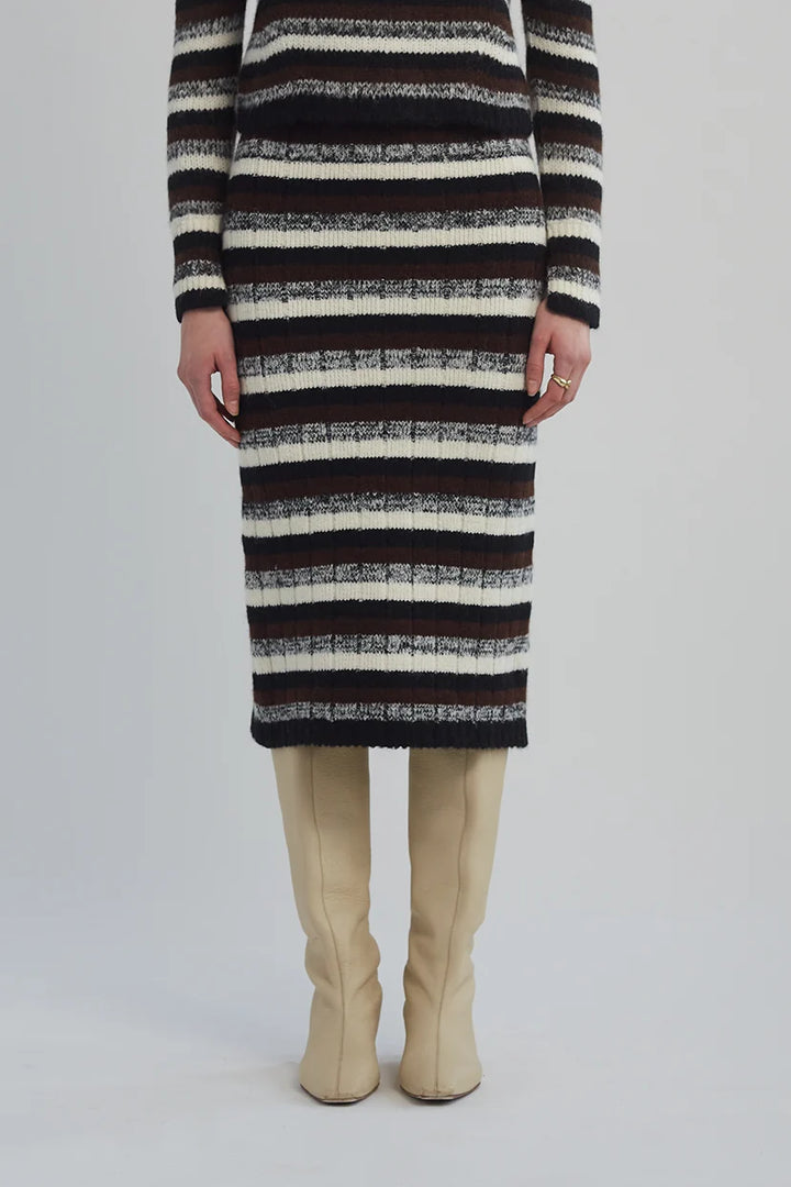 Pia Tube Skirt - Stripe