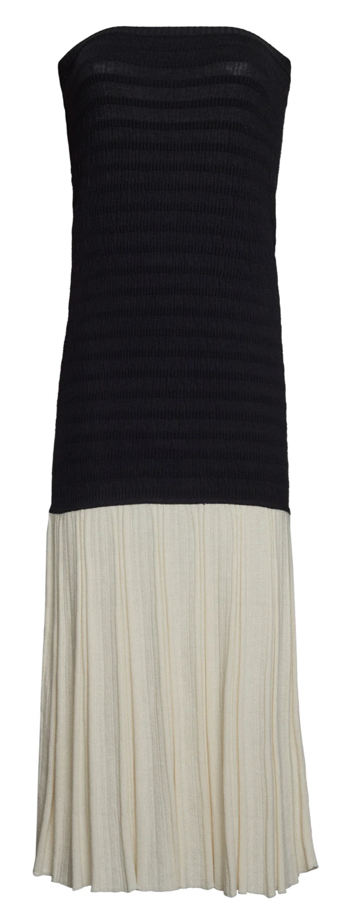 Leila Dress - Ivory/Black