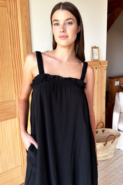 Ophelia Maxi Dress - Black