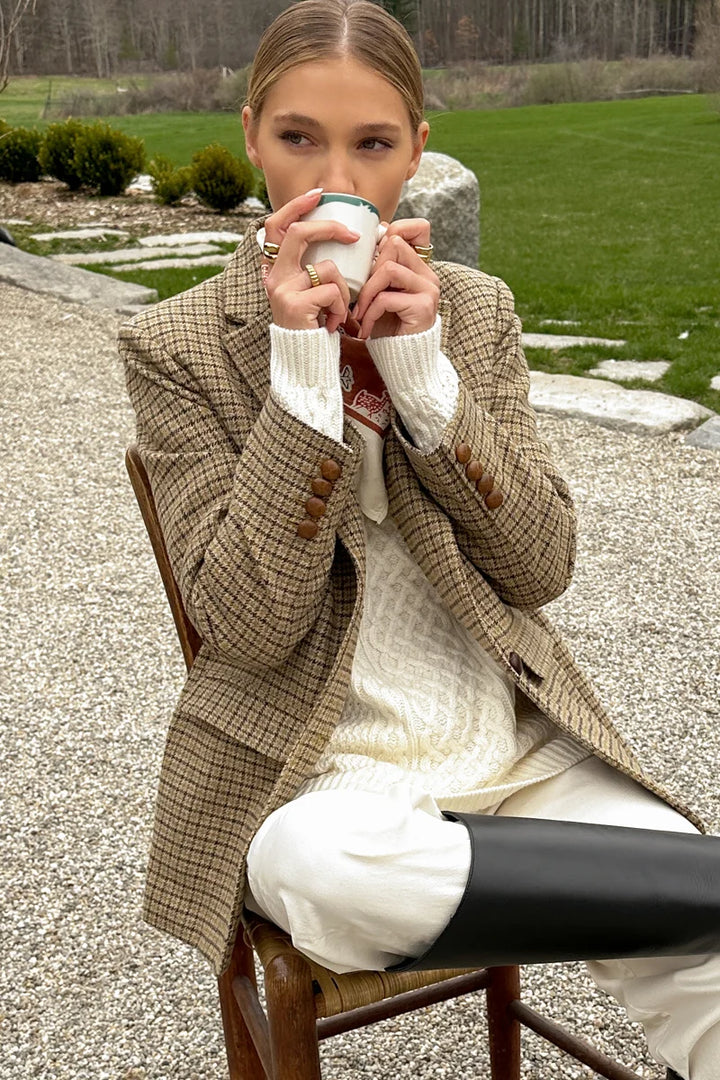Atelier Blazer - Butterscotch Plaid