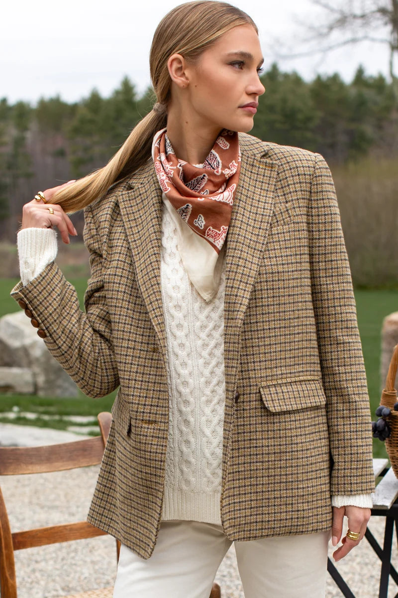 Atelier Blazer - Butterscotch Plaid