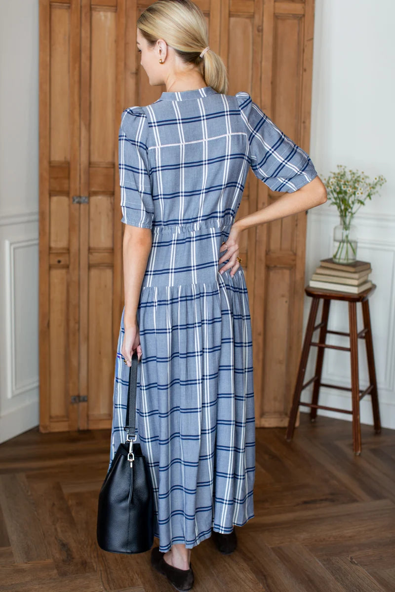 Lucy Dress - Skye Plaid