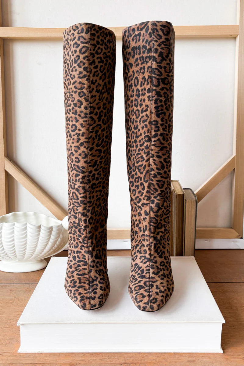 Frankie Pull On Boot - Leopard