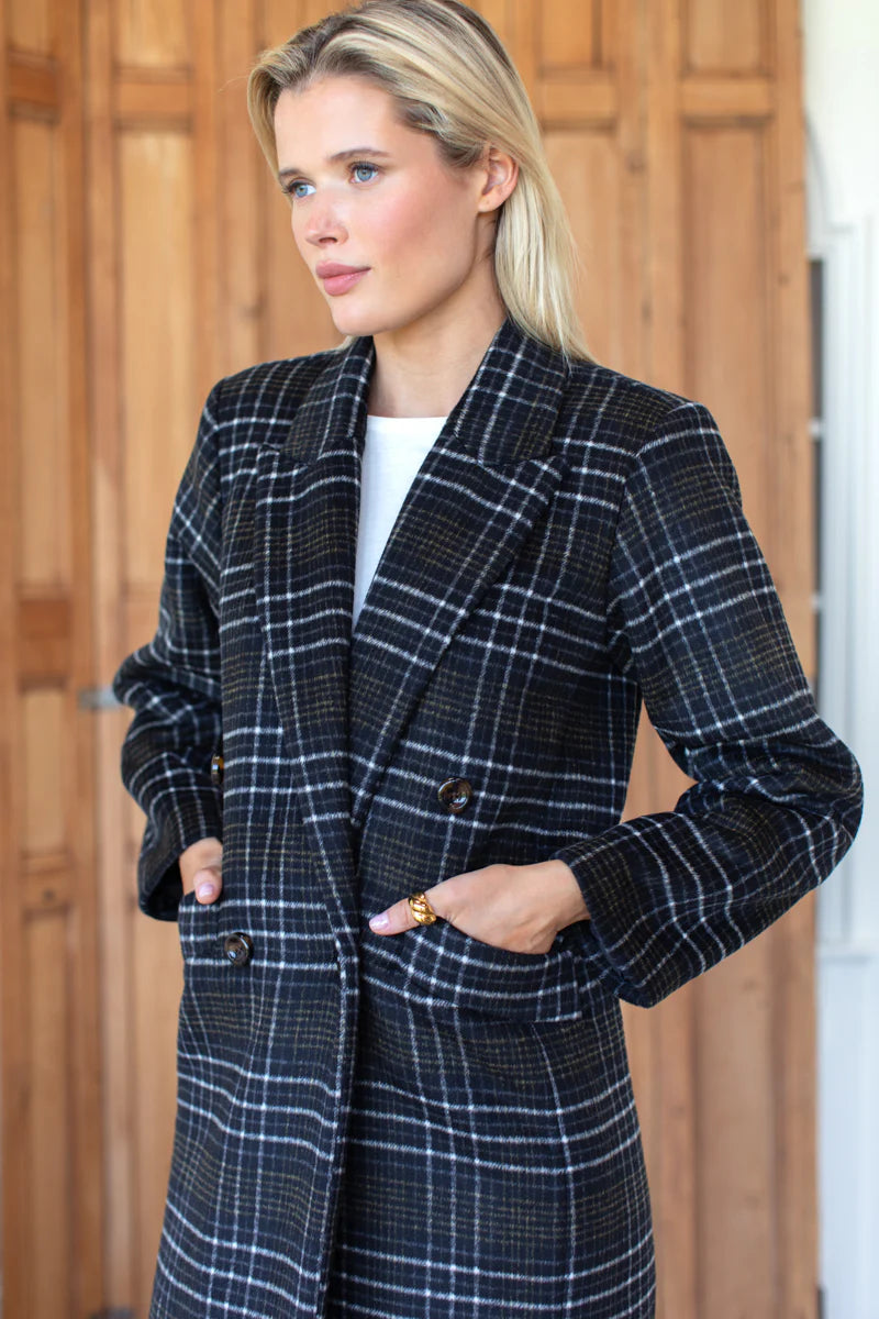 Bowery Coat - Lewis Plaid