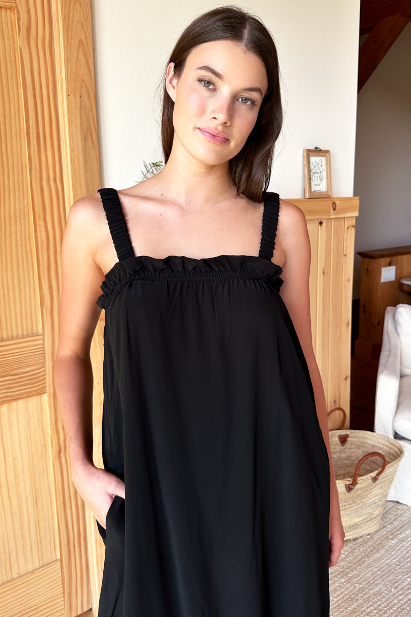 Ophelia Maxi Dress - Black