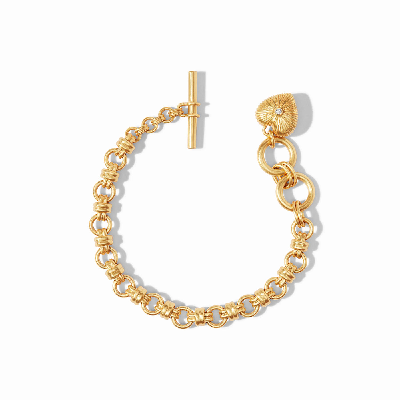 Esme Heart Bracelet-Cubic Zirconia-OS