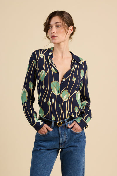 Jacquelin Shirt - Jade Tulip