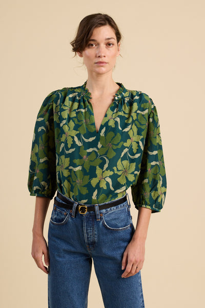 Orly Blouse - Green Canopy