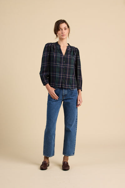 Maisey Blouse - Windsor Plaid