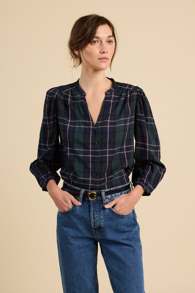 Maisey Blouse - Windsor Plaid