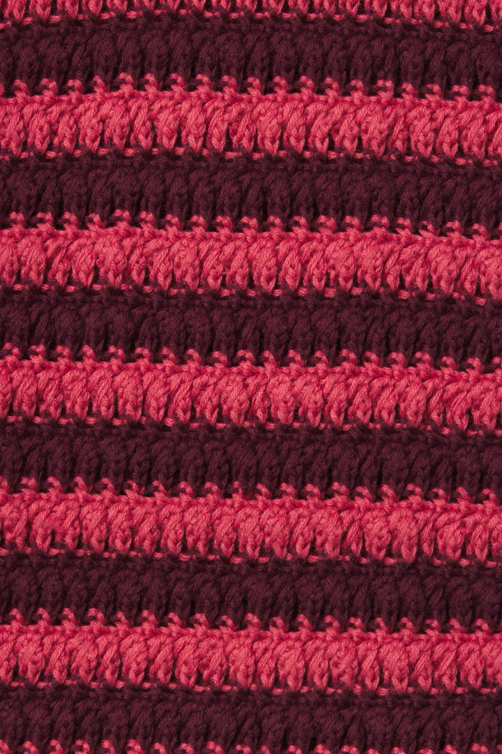Vento Cardigan - Pink Stripe