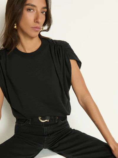 Frankie Muscle Tee - Jet Black