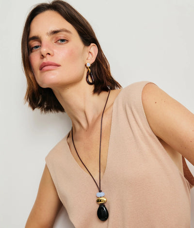 Galina Earrings - Sangria