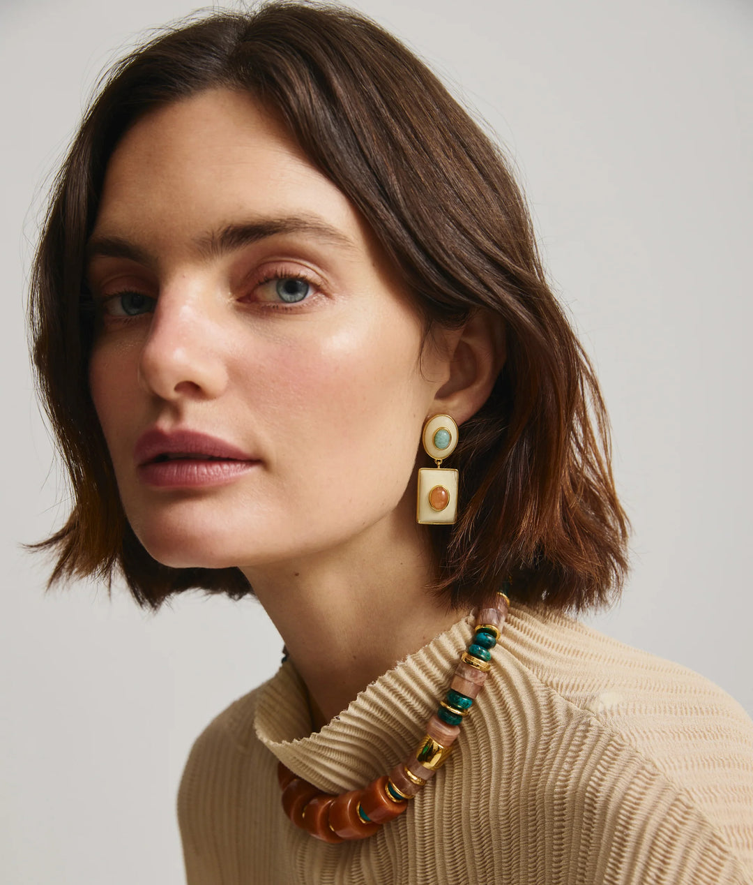 Ethereal Pool Earrings - Citrus