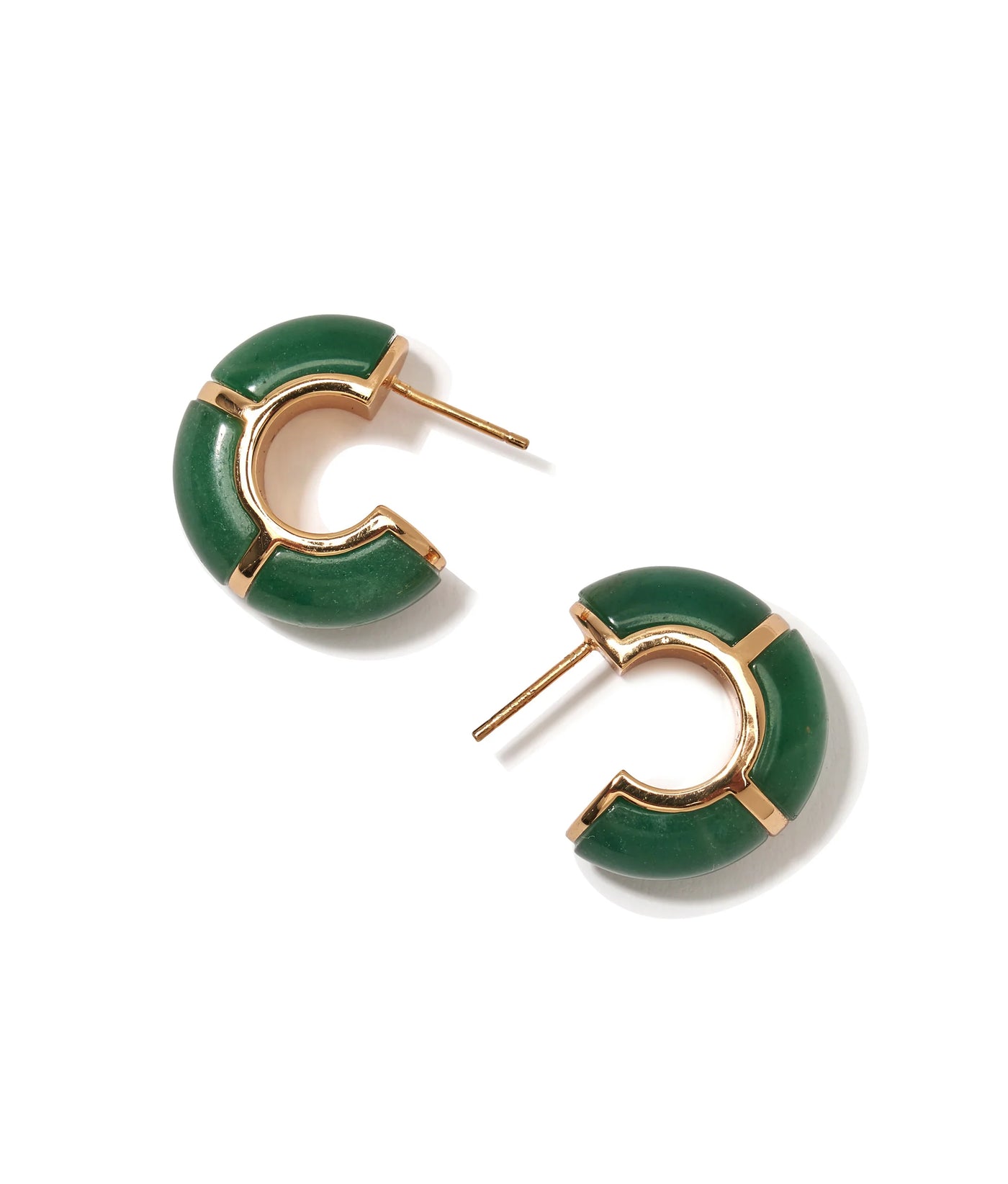 Zellige Hoops - Green Jade